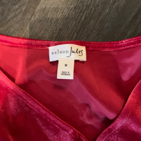 Maison Jules velvet bodysuit. Never worn - Picture 2 of 4